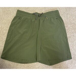 Chico's Womens 1.5 Green Lightweight Stretch 7" UPF Casual Walking Sporty Shorts